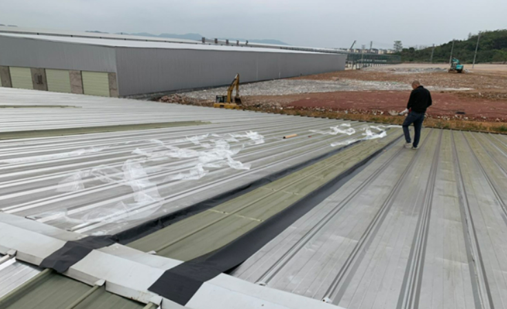 太湖厂房屋面防水维修案例